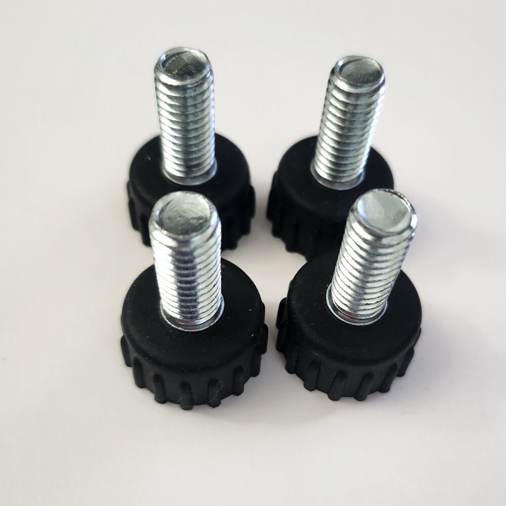 NEW Furniture Levelers Black Glides, 4ct